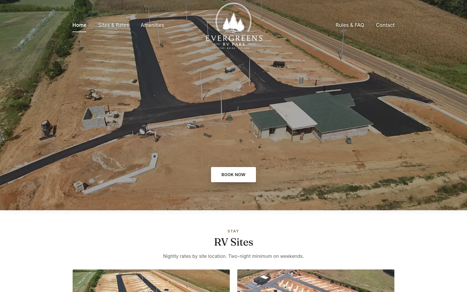 Evergreens RV Park screenshot